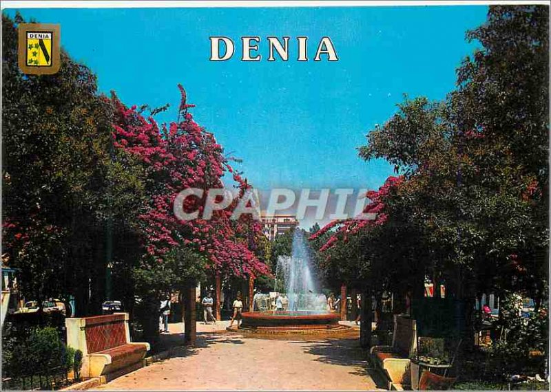 Postcard Modern Denia (Alicante) Roundabout