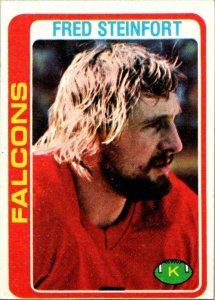 1978 Topps Football Card Fred Steinfort Atlanta Falcons sk7253