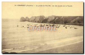 Old Postcard Camaret The Ponte de Pen Hir View Landes of Tavelle