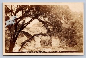 J94/ Florence Kansas RPPC Postcard c1910 Arch Stone Bridge  59