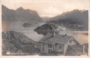 RAFTSUND NORDLAND NORWAY NORGE REAL PHOTO POSTCARD 1910s