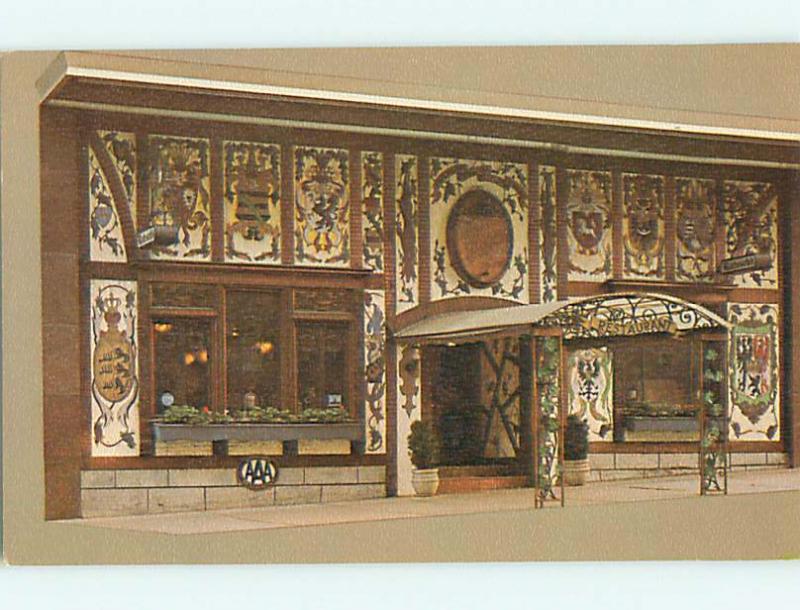 Unused Pre-1980 KARL RATZCH'S RESTAURANT Milwaukee Wisconsin WI v6579-12