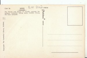 Malta Postcard - Gozo Harbour With Fishing Boats - Ref 15392A