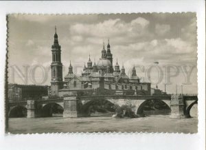 3089141 SPAIN Zaragoza Stone Bridge & shrine of El Pilar Old PC