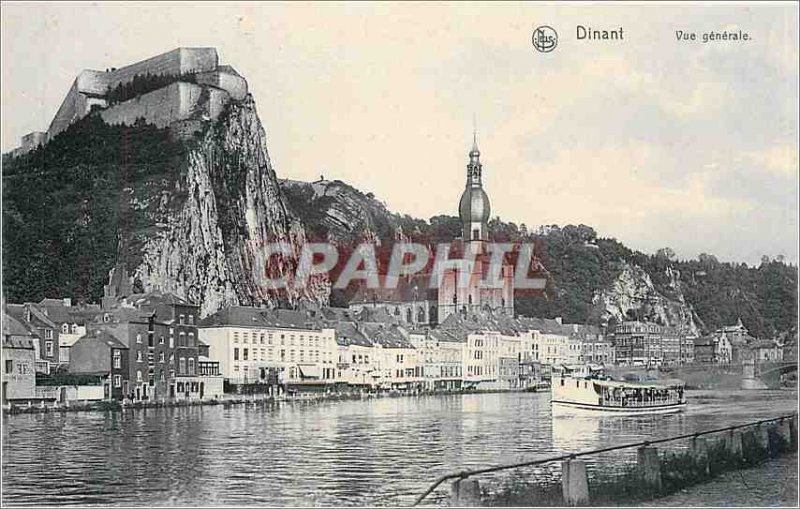 Old Postcard Dinant General view