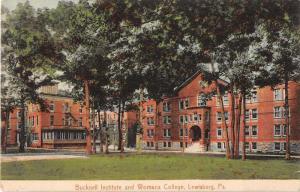 Lewisburg Pennsylvania Bucknell Institute and Womans College Postcard J52074