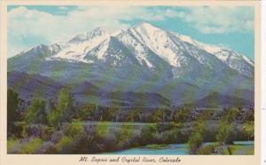 Colorado Mt Sopris and Crystal River