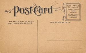 Comic Pun~My Work is a Steady Grind~Man at the Sanding Wheel~1908 Postcard 