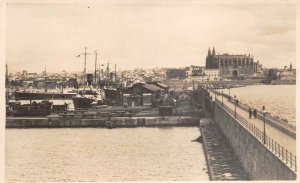 Lot 95 palma bay majorca islands spain real photo ship