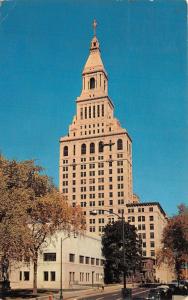 Hartford Connecticut~Travelers Insurance Company Building~50s Cars in Street~'57