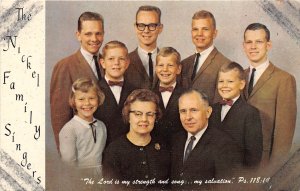 Saskatoon Canada 1960s Postcard Nickel Family Gospel Singers