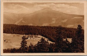 Czech Republic Krkonoše Kolínská Bouda Vintage RPPC C215