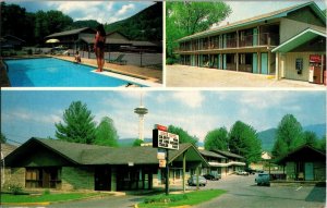 Multi View of King's Motel, Gatlinburg TN Vintage Postcard G73