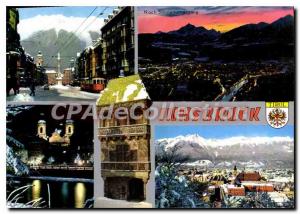 Postcard Modern Ski Und Olympiastadt Innsbruck Tirol Austria