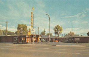 Burley, Idaho EAST PARK MOTEL Lincoln Highway Roadside Vintage Postcard c1960s