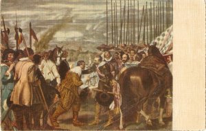 Velazquez. The Surrender of Breda Fine art, painting, old vintage Spanish PC