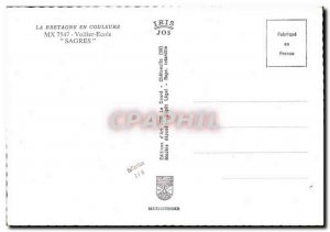 Postcard Modern War Ship Sailing School Sagrece