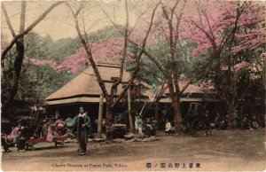 PC CHERRY BLOSSOM TOKYO UYENO PARK TINTED JAPAN (a32472) 