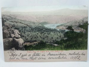 Eagles Nest & Tugela River frm Pieters Hill Natal South Africa Vtg Postcard 1906