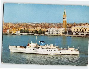 Postcard T.S.S. Fantasia, Chandris Cruises, Venice, Italy