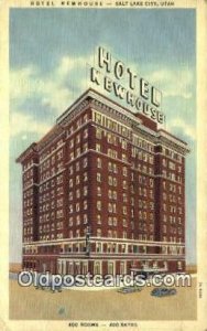 Hotel Newhouse, Salt Lake City, UT, USA Motel Hotel 1945 light wear postal us...