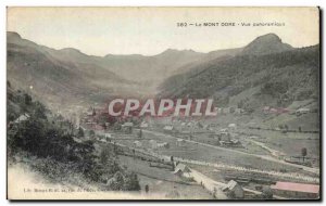 Old Postcard Le Mont Dore Panoramic