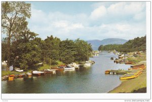 LOCH LOMOND, London, England, 1940-1960's; River Leven At Balloch