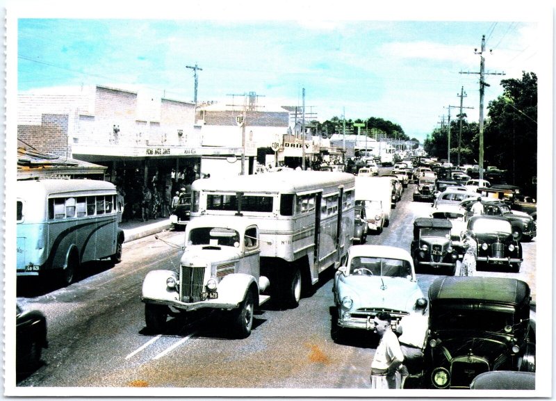 VINTAGE POSTCARD CONTINENTAL SIZE SCENE IN ROSEBUD VICTORIA AUSTRALIA 58 REPRINT