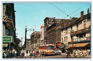 c1950's D'Allard's Tip Top Tailors James Street Hamilton Ontario Canada Postcard