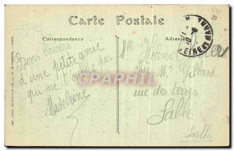 Old Postcard Paris Place de la Nation