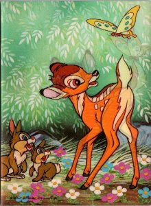 Walt Disney Productions Bambi With Butterfly