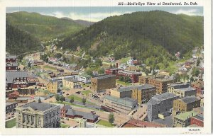 An Aerial View of Deadwood South Dakota