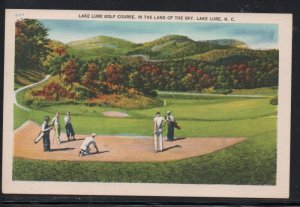 North Carolina colour PC Lake Lure Golf Course in the Land of the Sky. unused