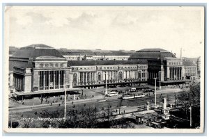 c1920's Leipzig Hauptbahnhof Central Railway Terminus Leipzig Germany Postcard