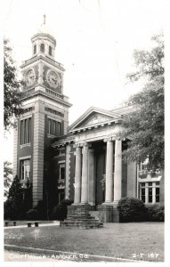 Vintage Postcard 1920's View of Court House Ashburn Georgia GA RPPC Photo