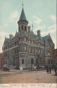 Postcard Post Office and Government Building Fort Wayne IN