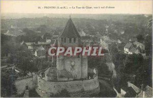 Old Postcard Provins (S & M) Tower View Cesar's Bird Flight