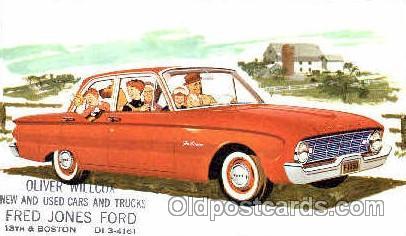 1960 Ford Falcon Sedan Auto, Automobile, Car, Postcard Post Card  1960 Ford F...