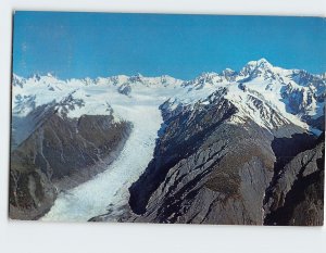 Postcard Fox Snowfield, South Westland, New Zealand