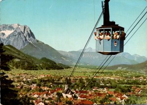 Germany Garmisch Partenkirchen Wankbahn Mit Zugspitze