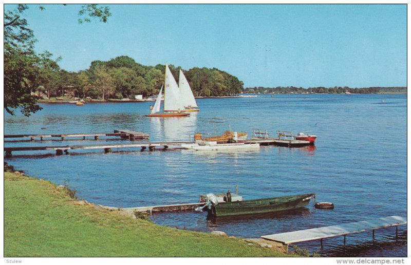 Sailing Water Sport , RIVIERE DU LOUP , Quebec , Canada , 50-60s