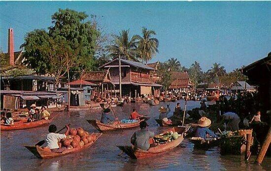 Thailand,  Bankok, Wat-Sye Floating Market, No. 424