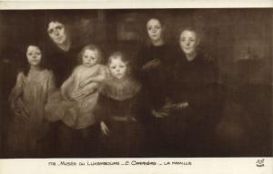 CPA Musée du Luxembourg E. CARRIERE - La Famille (307683)