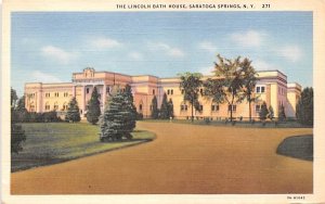 Lincoln Bath House Saratoga Springs, New York  