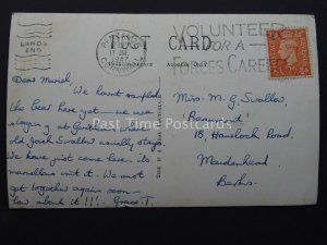 Cornwall LANDS END First & Last Inn c1940s RP Postcard