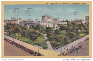 Ohio Columbus State Capitol And Grounds 1945