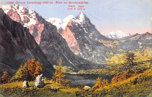 Grosse Scheidegg Switzerland Postal Used Unknown, Missing Stamp 