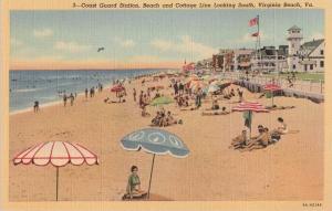 LP77  Virginia Beach, Virginia, VA, postcard, Coast Guard 