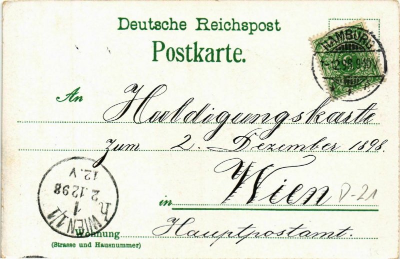 CPA AK Hamburg- Rathaus GERMANY (900430)