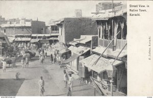 KARACHI , Pakistan , 1900-10s ; Street View in Native Town